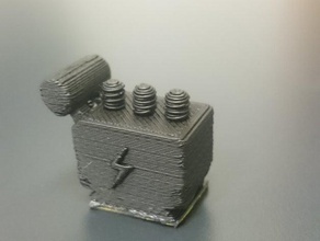 haute tension du transformateur de puissance des bâtiments structures 3d print model - Mito3D