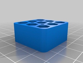 3x3 organizer tool holders boxes customized 3d print model - Mito3D