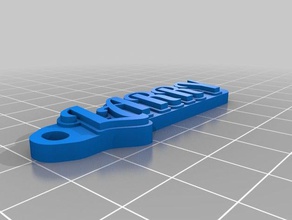 larry llavero llaveros personalizado 3d print model - Mito3D