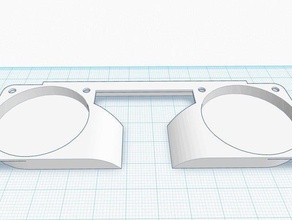 slim double fans zortrax m200 3d printer parts 3d print model - Mito3D