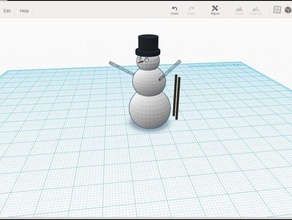 snowman math art decoration 3d print model - Mito3D