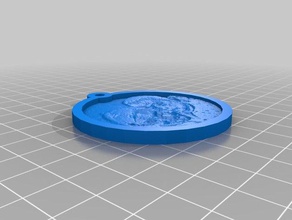 my customized keychain lithopane keychains 3d print model - Mito3D