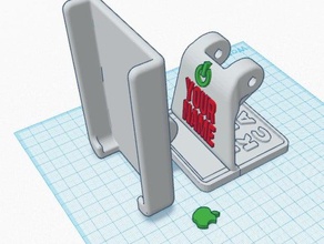 iphone holder plus supports 3d printing 3d print model - Mito3D
