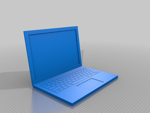 ordinateur macbook 3d l'impression 3D print model - Mito3D
