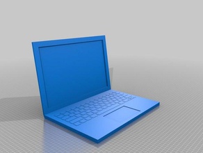 computer macbook 3d printing 3d print model - Mito3D