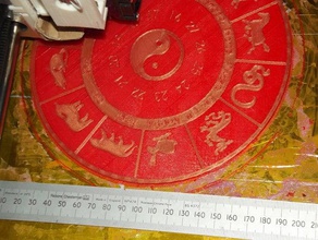 zodiaque chinois des signes logos 3d print model - Mito3D