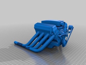 engine model 3d printing 3d print model - Mito3D