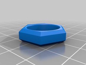 ring nut rings 3d print model - Mito3D