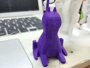 ugly cat animals long tail 3d print model - Mito3D