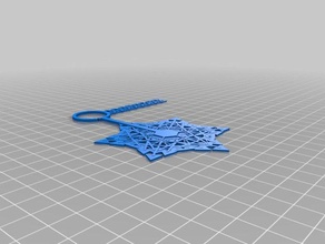 snowflake ornament mom Dekor angepasst 3d print model - Mito3D