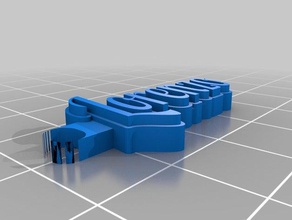 aimy 6&dege Anahtarlık özelleştirilmiş 3d print model - Mito3D