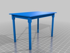 tabela moda 3d print model - Mito3D