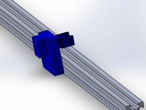 y-axis belttensioner folger-tech 2020 rail 3d printer parts 3d print model - Mito3D