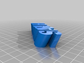 my customized iamburnystext name keyring keyfob sarah4 organization 3d print model - Mito3D