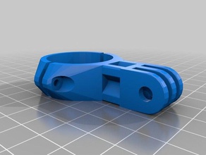 gopro tube clamp camera customized 3d print model - Mito3D