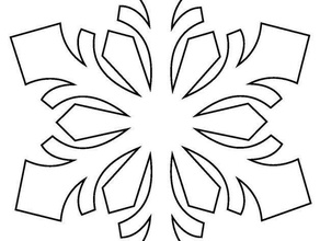 snowflake 3 2d art christmas ornament tree noel sapin 3d print model - Mito3D
