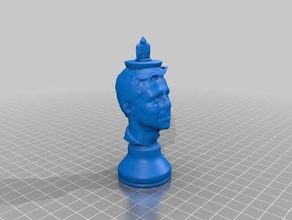 vianey Kral satranç parça örnek villela tarar kopyaları 3d print model - Mito3D