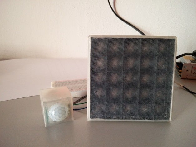 5x5 rgb matris zaman sıcaklık, nem gösterir led elektronik esp8266 3D print model - Mito3D
