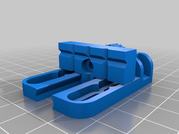 printable bed vise tools adjustable clamp cnc tool holder iges step work holding 3D print model - Mito3D