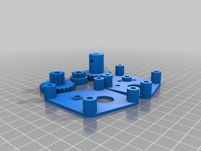 Kare hub kutusu Robotik 3d print model - Mito3D