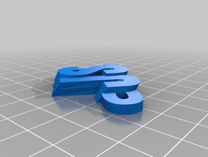 my customized iamburnystext name keyring keyfob organization 3d print model - Mito3D