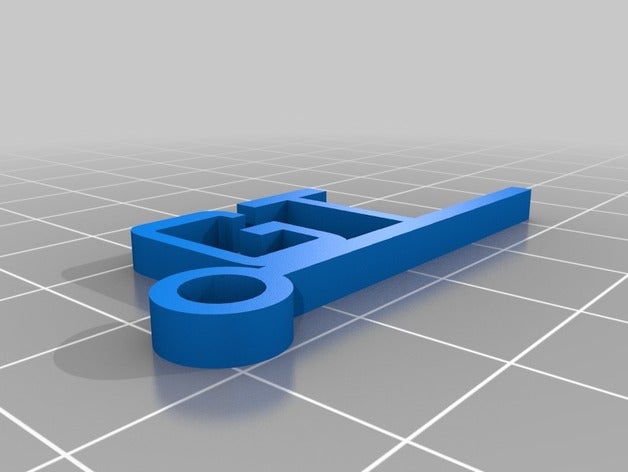 gt Schlüsselanhänger angepasst 3D print model - Mito3D