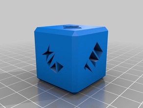 ainsley dice piece customized 3d print model - Mito3D