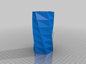 my customized twisted vase 2 decor 3d print model - Mito3D