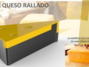 contenedor para queso rallado grated cheese container kitchen dining 3d print model - Mito3D