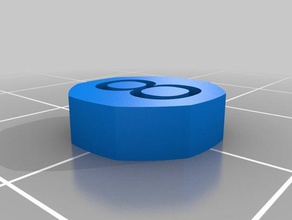 my lucky number math art customized 3d print model - Mito3D