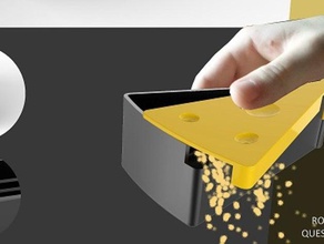 contenedor queso rallado grated cheese container food drink kitchen 3d print model - Mito3D