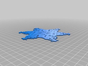 my customized snowflake interactive art 3d print model - Mito3D