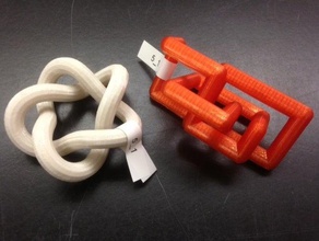 kafes yapısındaki 5 1 knot matematik 3dhubs 3space jmu 3d print model - Mito3D