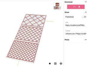 craftml lattice customizable household 3d print model - Mito3D