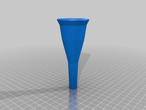 extended shank tuba mouthpiece music 3d print model - Mito3D