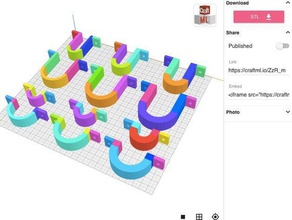 craftml kelepçe özelleştirilebilir araçlar 3d print model - Mito3D