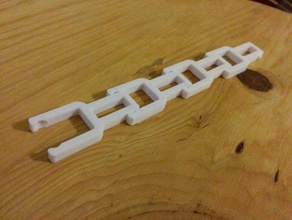 modular de la cadena vinculación los juguetes juegos snapfit 3d print model - Mito3D