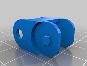 unico parametrico del collegamento a catena 3d la stampante parti personalizzato 3d print model - Mito3D