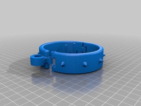 meine angepasste Manschetten Kragen Armbänder 3d print model - Mito3D