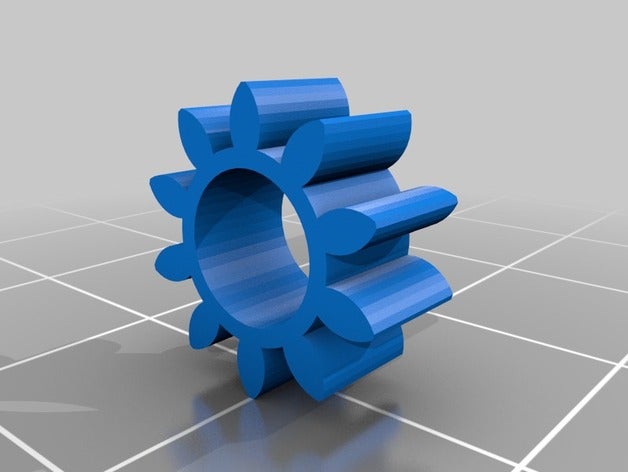 gear 10 engineering 3D print model - Mito3D