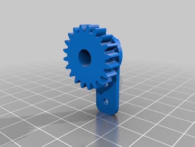 engranaje de la polea del hombre ingeniería 3D print model - Mito3D