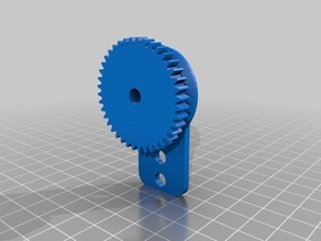 gear 40 pulley man engineering 3d print model - Mito3D
