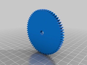 gear 60 engineering 3d print model - Mito3D