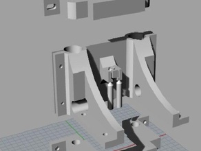 eje con varilla m5 para smartrapcore 3d printer parts 3d print model - Mito3D