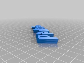 piedad organización personalizado 3d print model - Mito3D