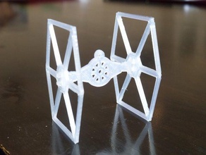 tie fighter ornament decor christmas holiday decoration starwars star wars tiefighter 3d print model - Mito3D