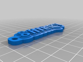 shirley keychain keychains customized 3d print model - Mito3D