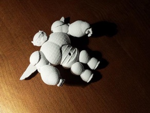 baymax hollowed toys games 3d print model - Mito3D