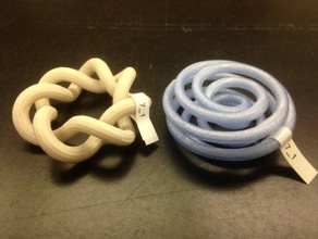 torus conformation knot 7 1 math 3dhubs 3space jmu knots 3d print model - Mito3D