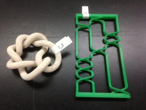 braid representation knot 7 2 math 3dhubs 3space jmu knots 3d print model - Mito3D